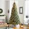 Glitzhome® 40.5" Christmas Galvanized Metal Truck Tree Collar